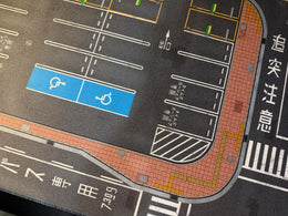 1:64 Diecast Parking Lot Diorama Mat – Car Park Mouse Pad
